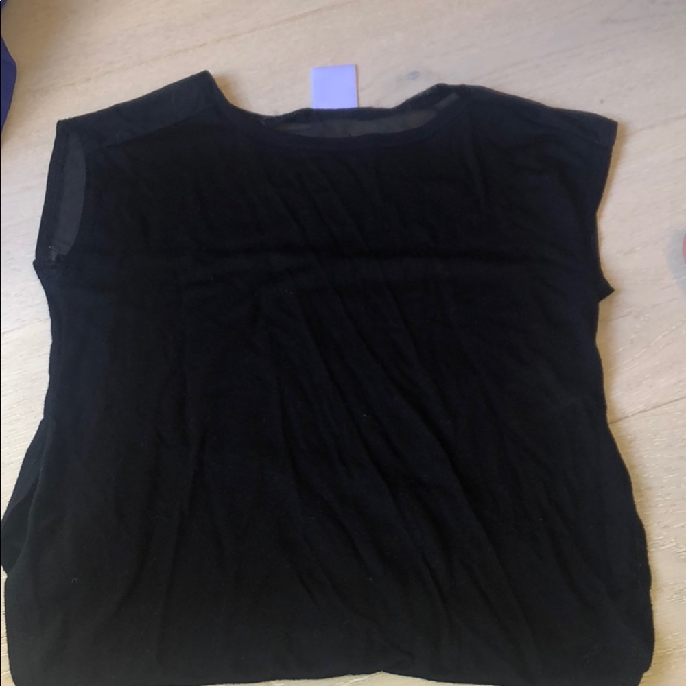 black zella girl short sleeve active top